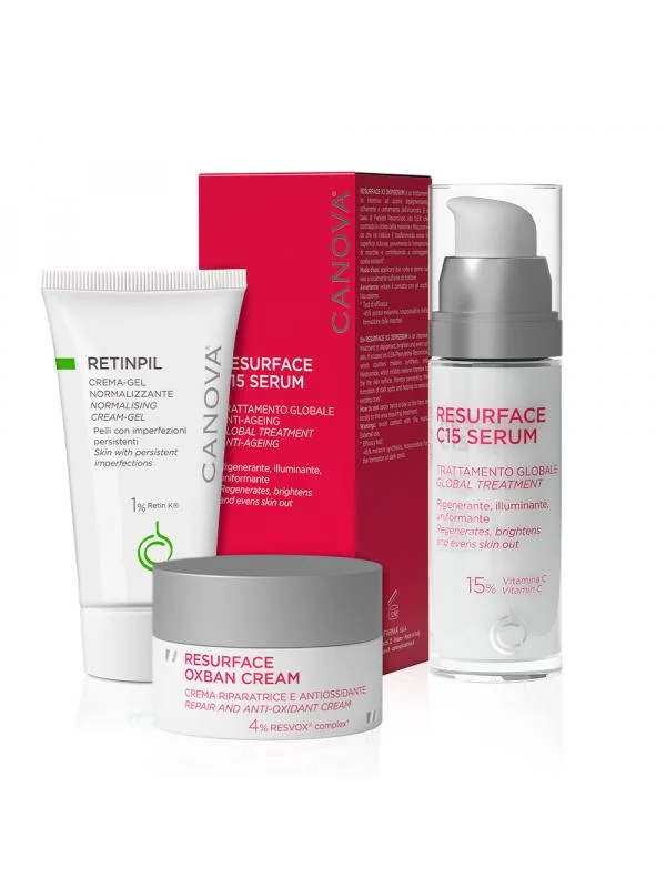 Retinooliga hoolduskomplekt „Antioksüdantne naha uuendamine“